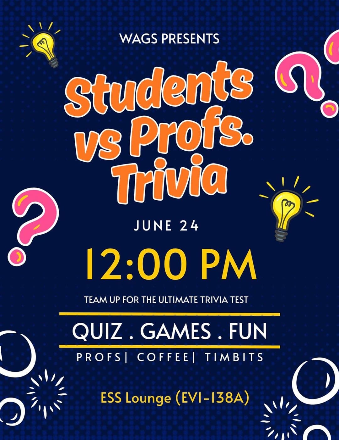 Students Vs. Profs Trivia