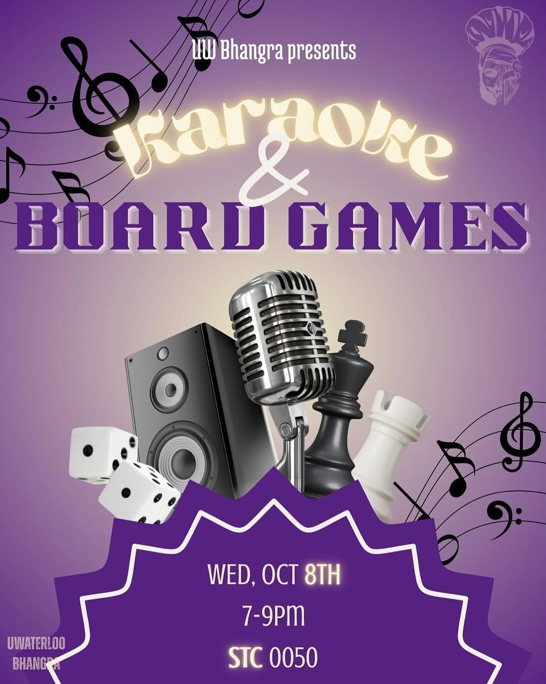 Karaoke & Board Game Night