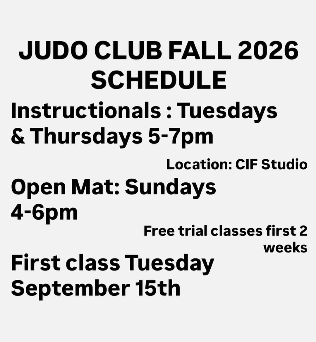 Judo Club Instructionals