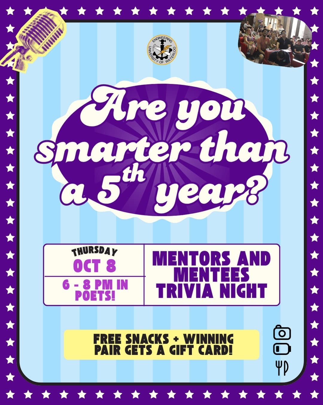 Are You Smarter Than a 5th Year? Mentors and Mentees Trivia Night