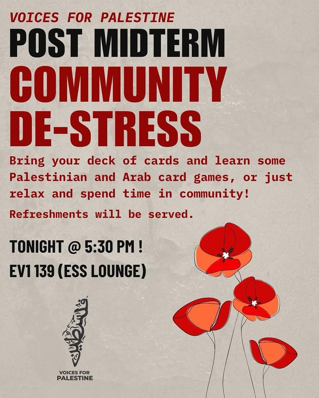 Post Midterm Community De-Stress