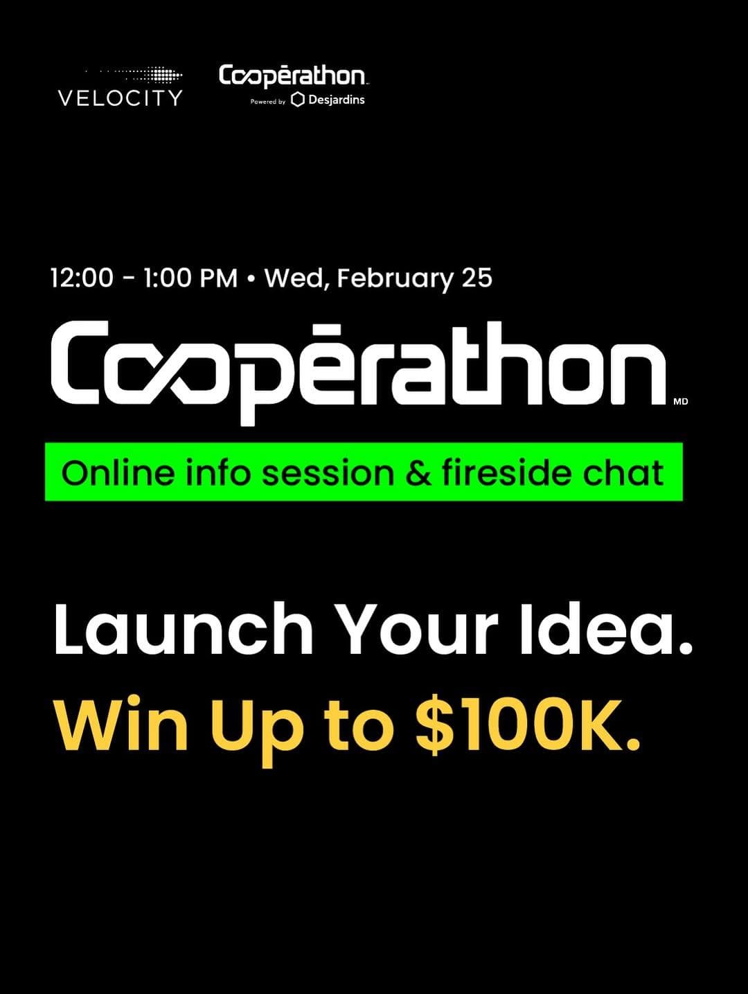 Cooperathon Online Info Session & Fireside Chat