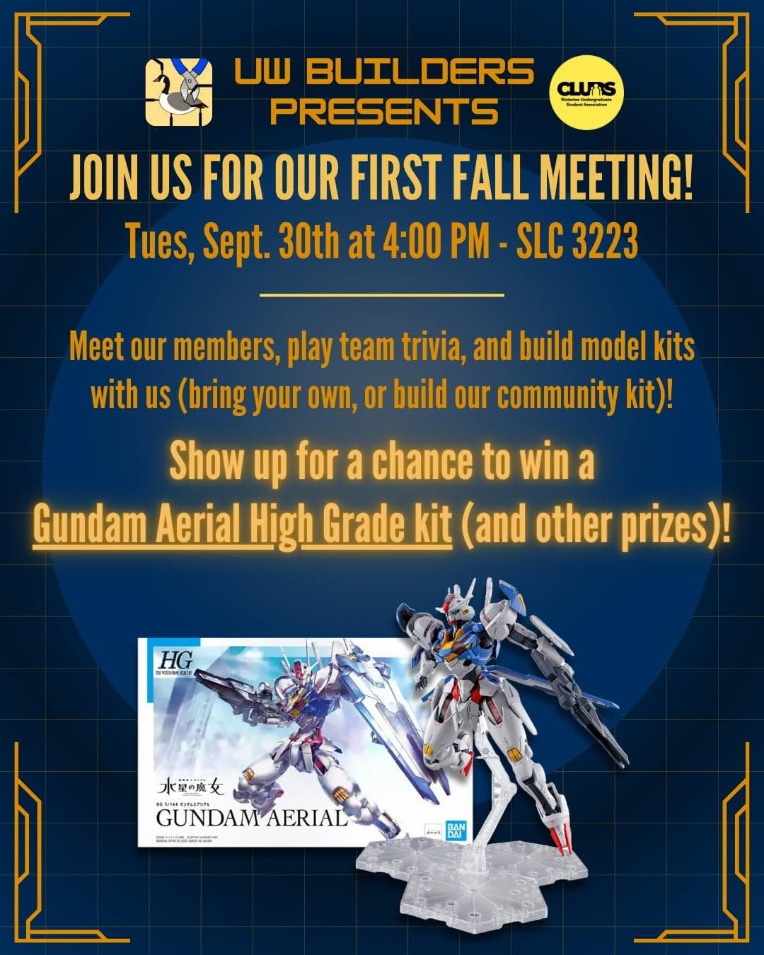 First Fall Term Club Meetup