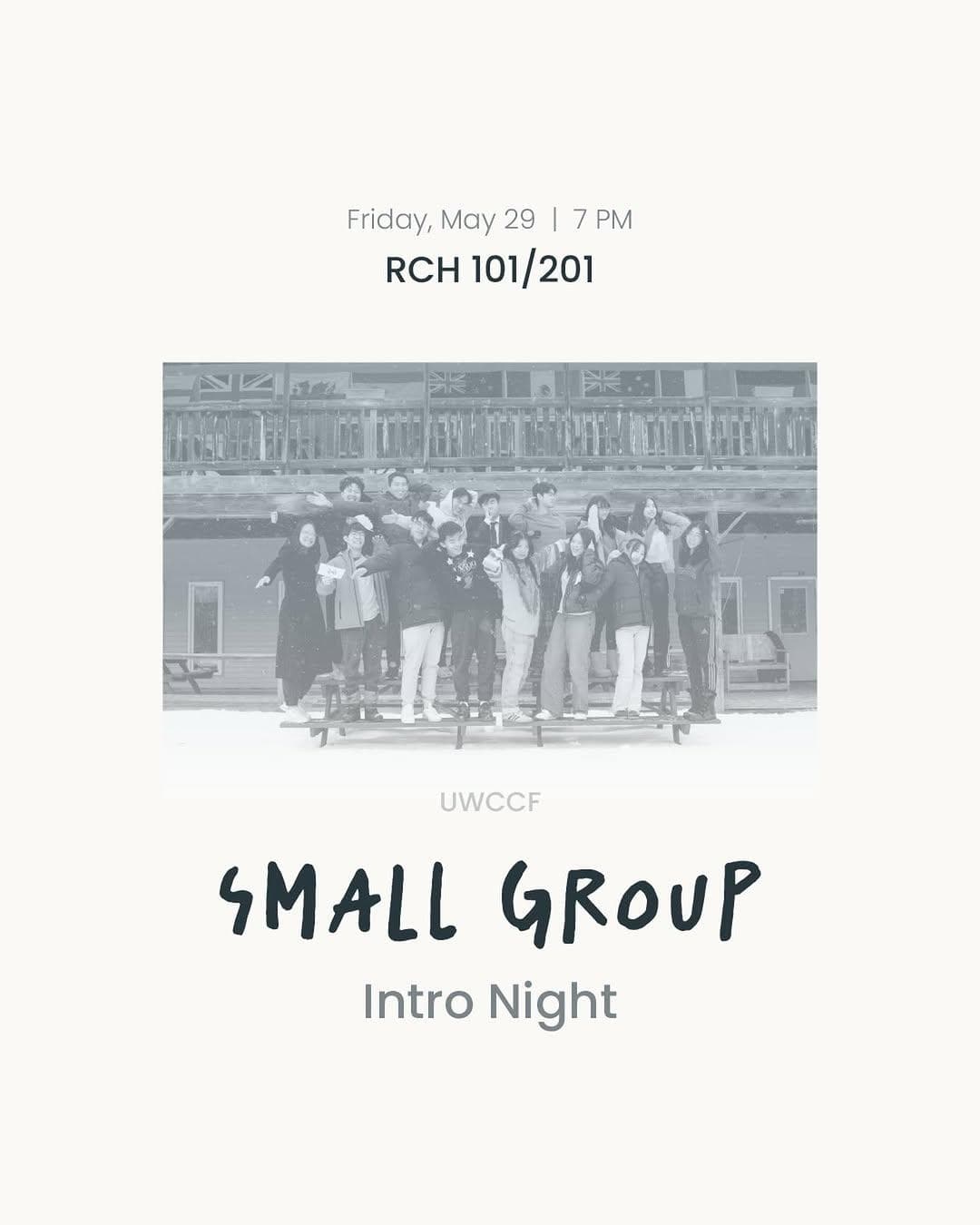 Small Group Intro Night