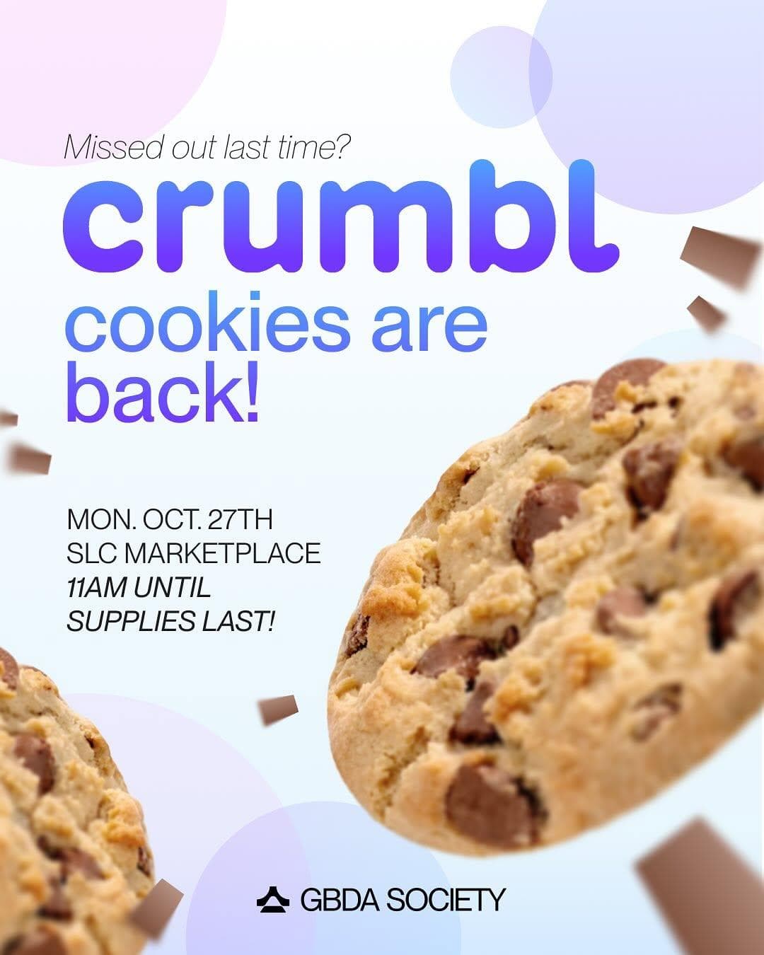 Crumbl Cookies Drop