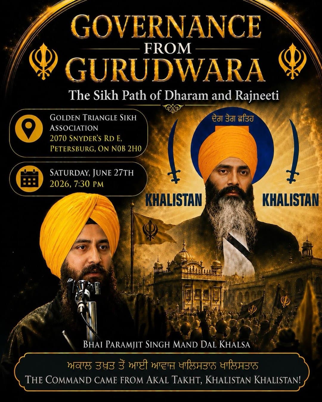 Governance From Gurudwara: The Sikh Path Of Dharam And Rajneeti