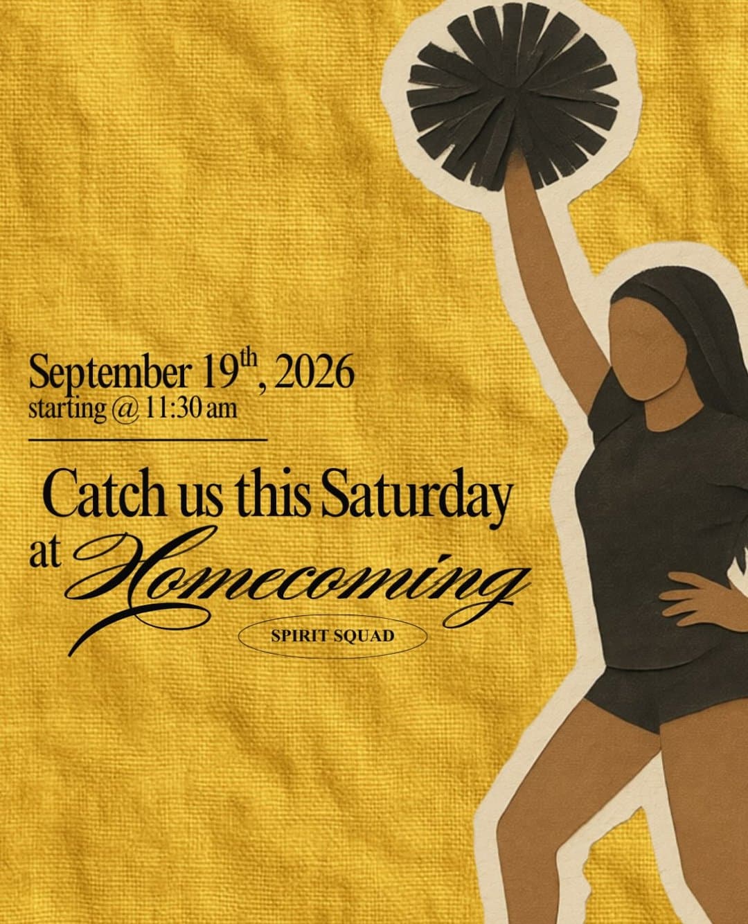 Spirit Squad at Homecoming