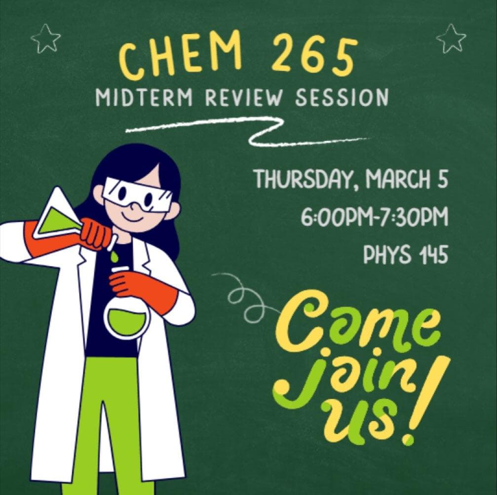CHEM 265 Midterm Review Session