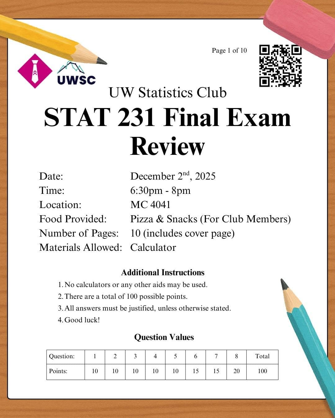 STAT 231 Final Exam Review
