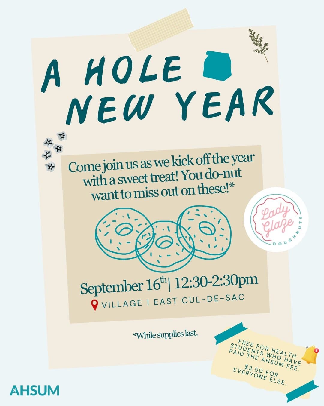 A Hole New Year Donut Kickoff