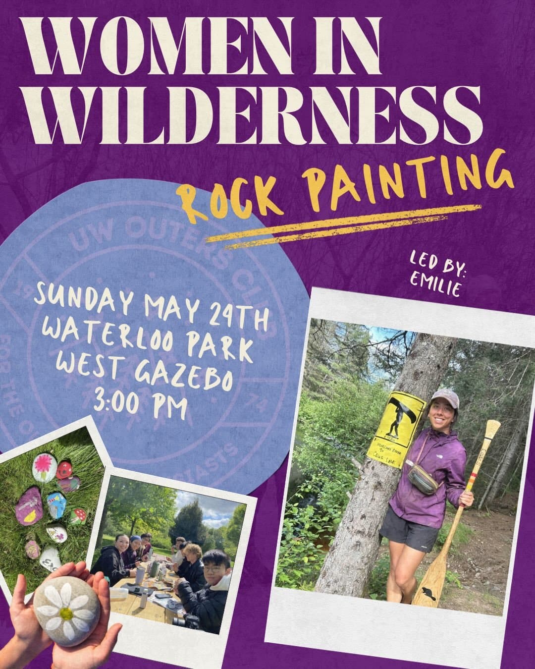 Women In Wilderness Rock Painting