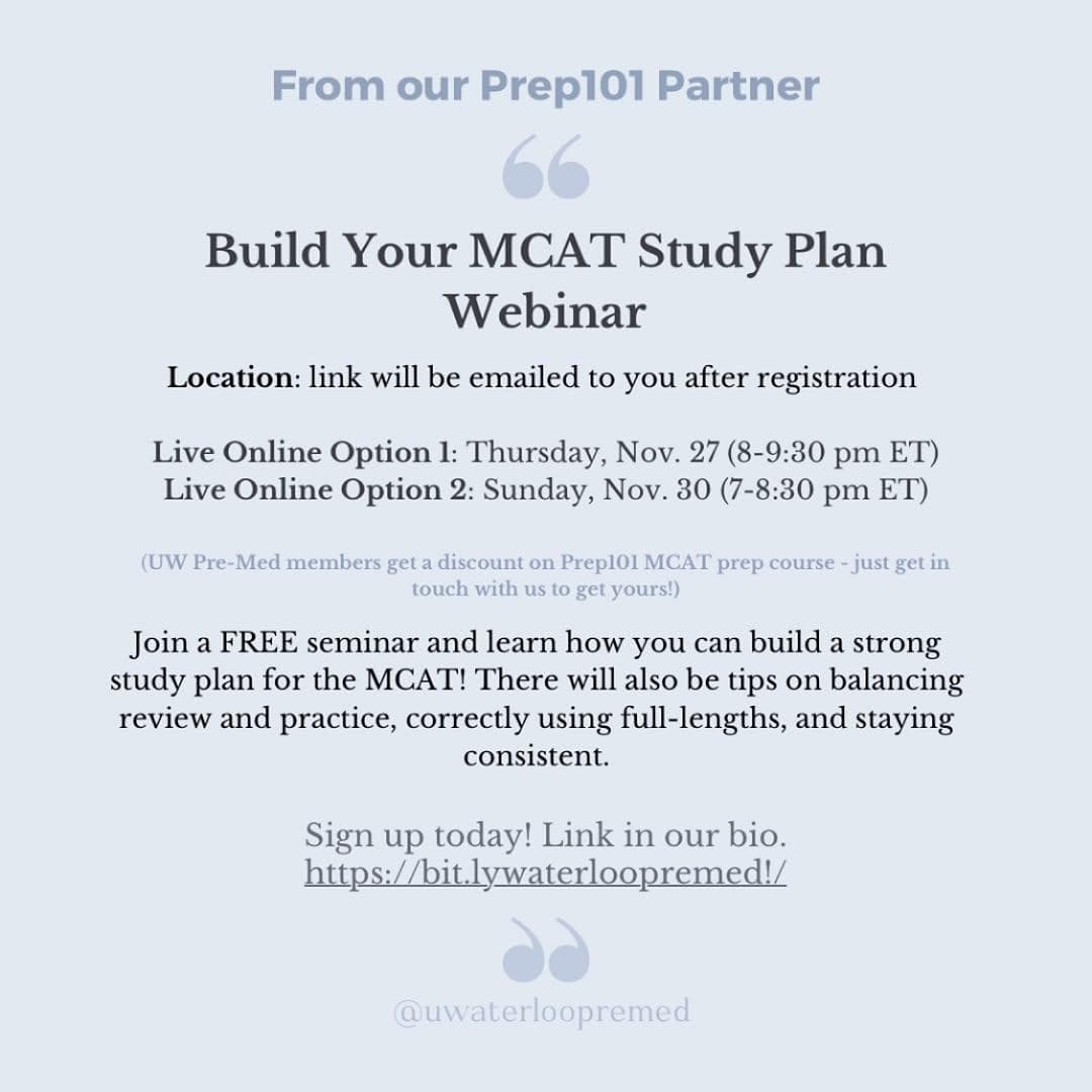 Build Your MCAT Study Plan Webinar