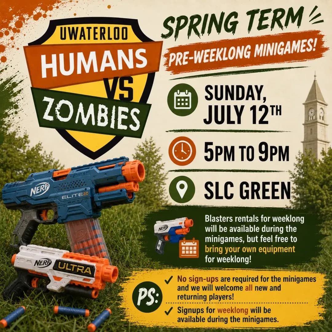 Humans Vs Zombies Pre-Weeklong Minigames