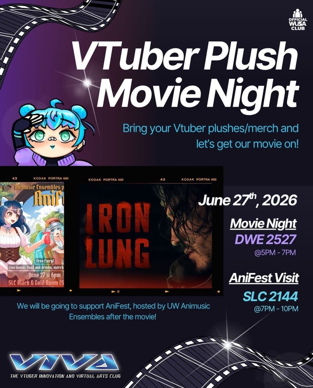 VTuber Plush Movie Night