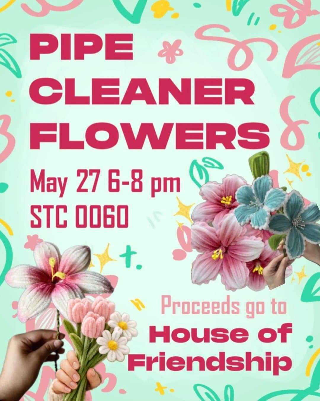 Pipe Cleaner Flowers Workshop