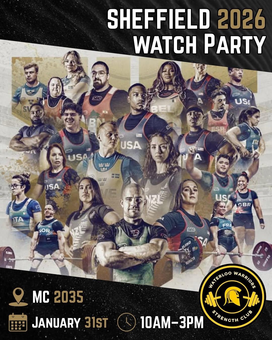 Sheffield Powerlifting Watch Party
