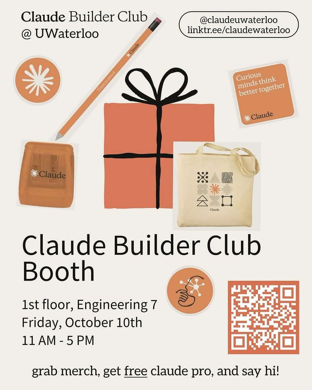 Claude Builder Club Booth