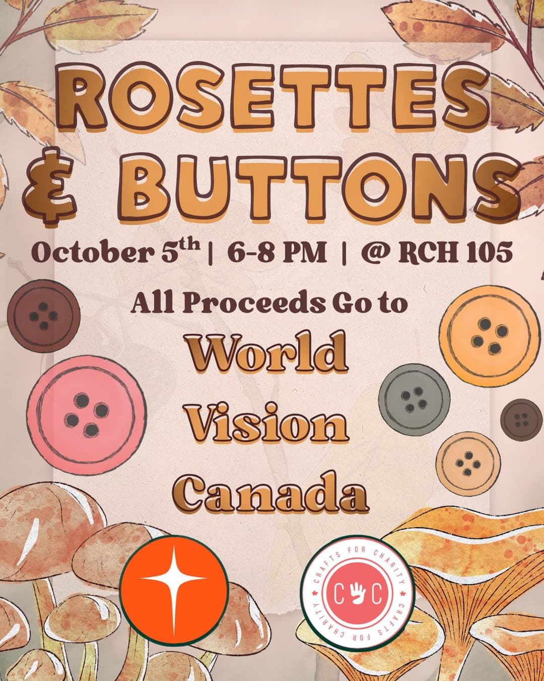 Rosettes & Buttons