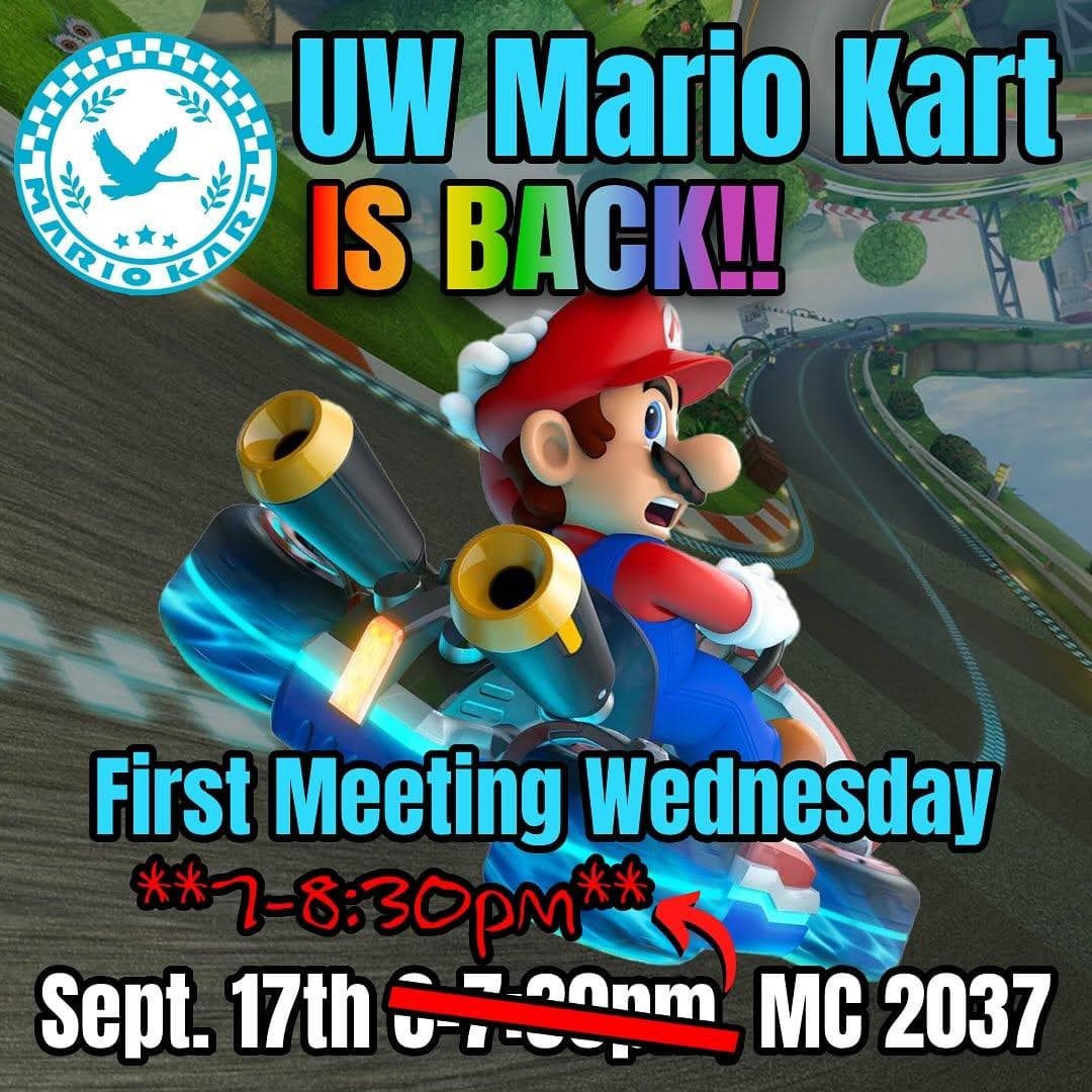 UW Mario Kart First Meeting