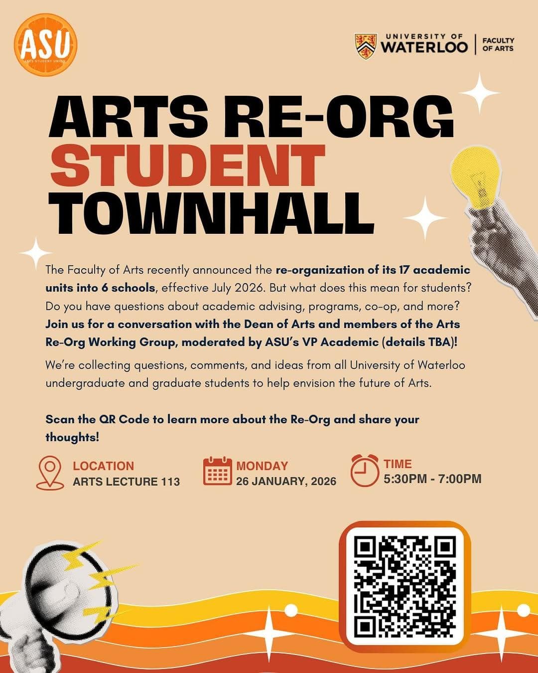 Arts Re-Org Student Townhall