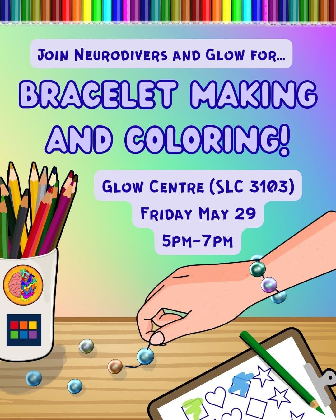 Bracelet Making And Coloring