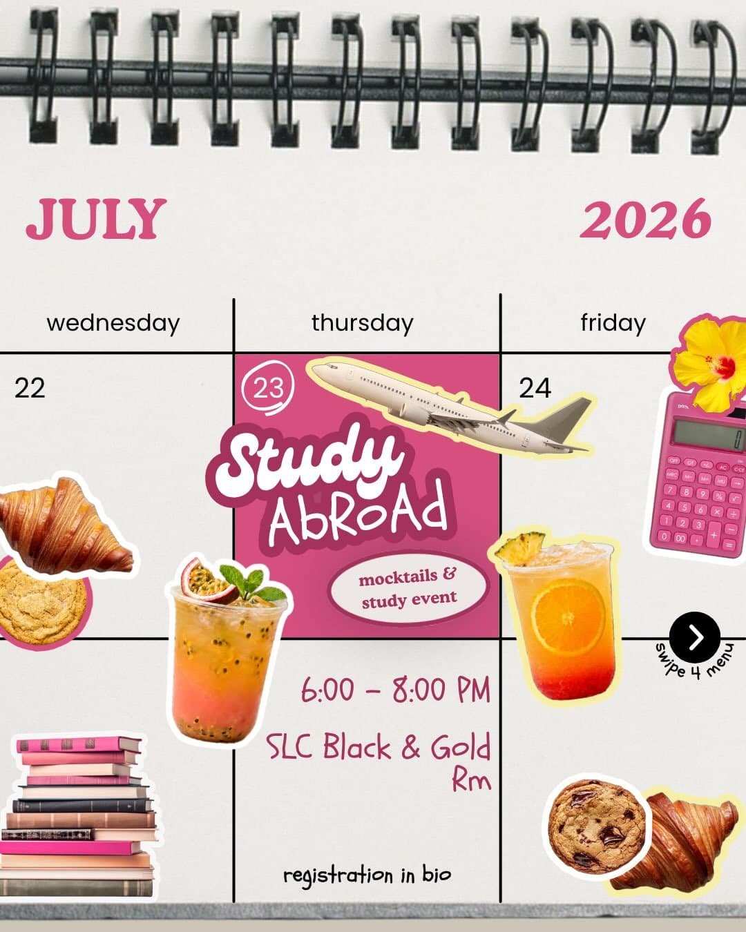 Study Abroad: Mocktails & Study Event