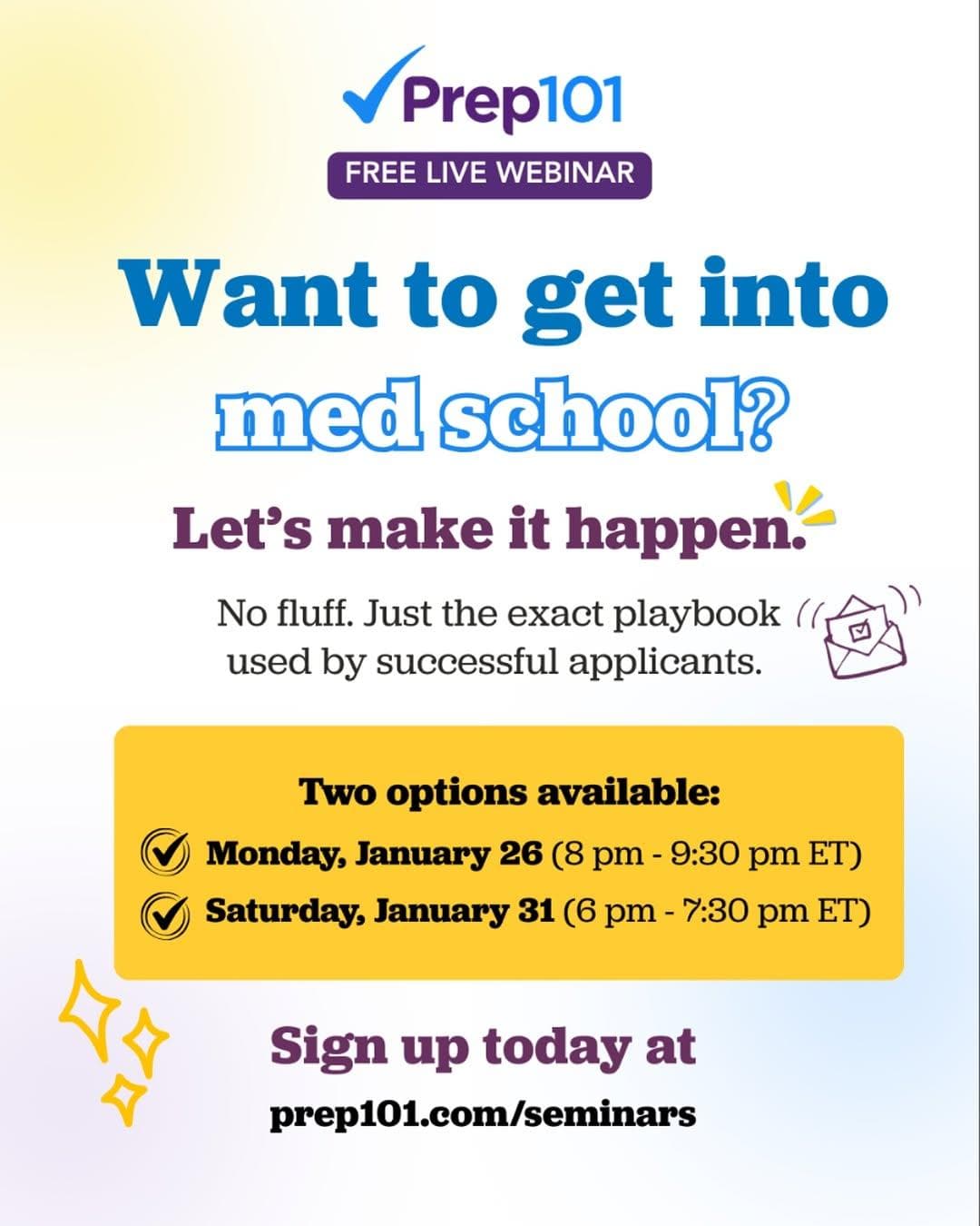 Med School Admissions Webinar