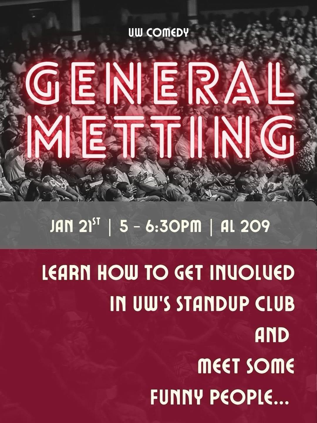 UW Comedy General Meeting