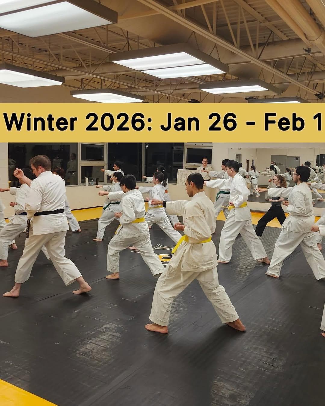 UW Karate & Jujitsu Club Weekly Events
