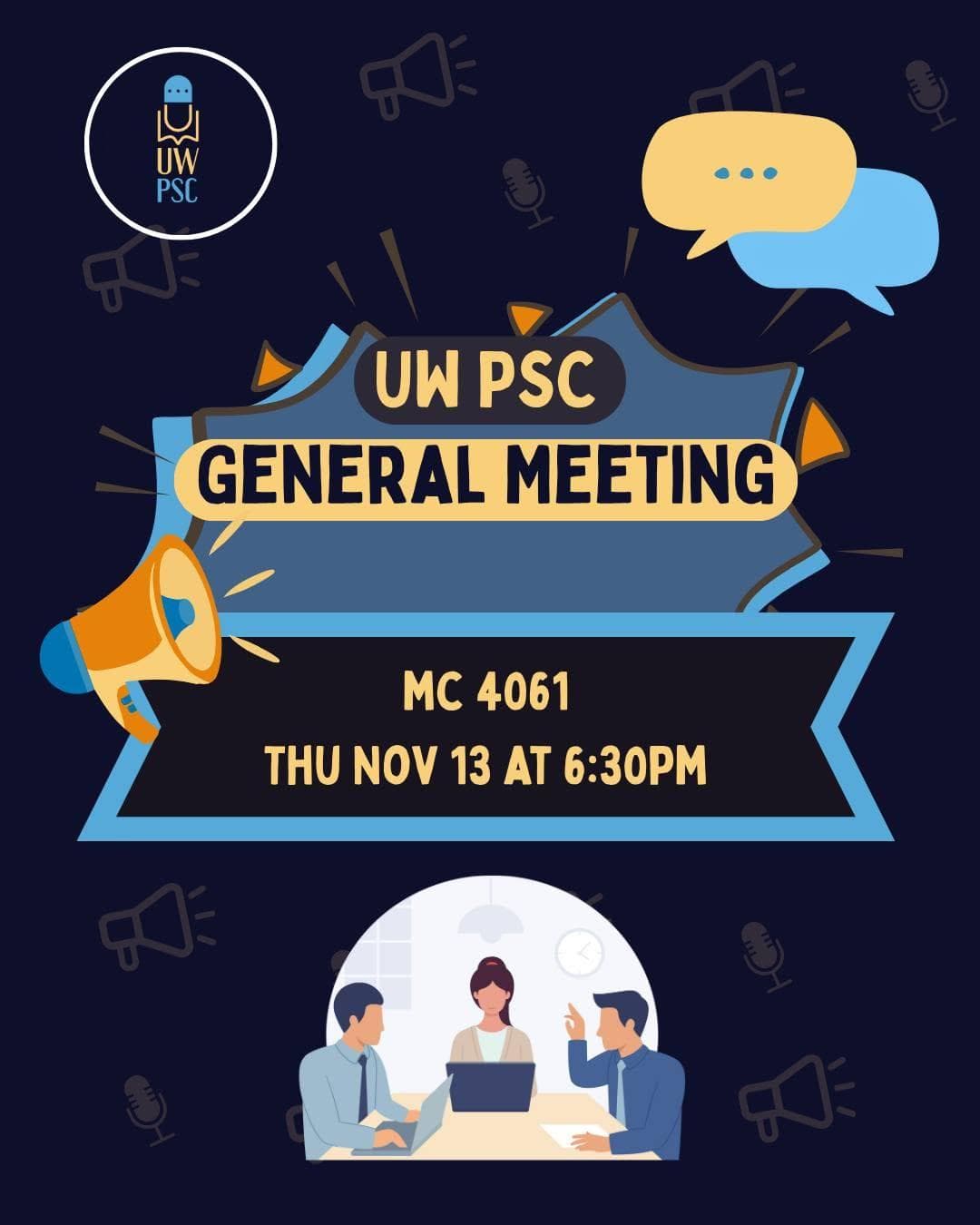 UW PSC General Meeting