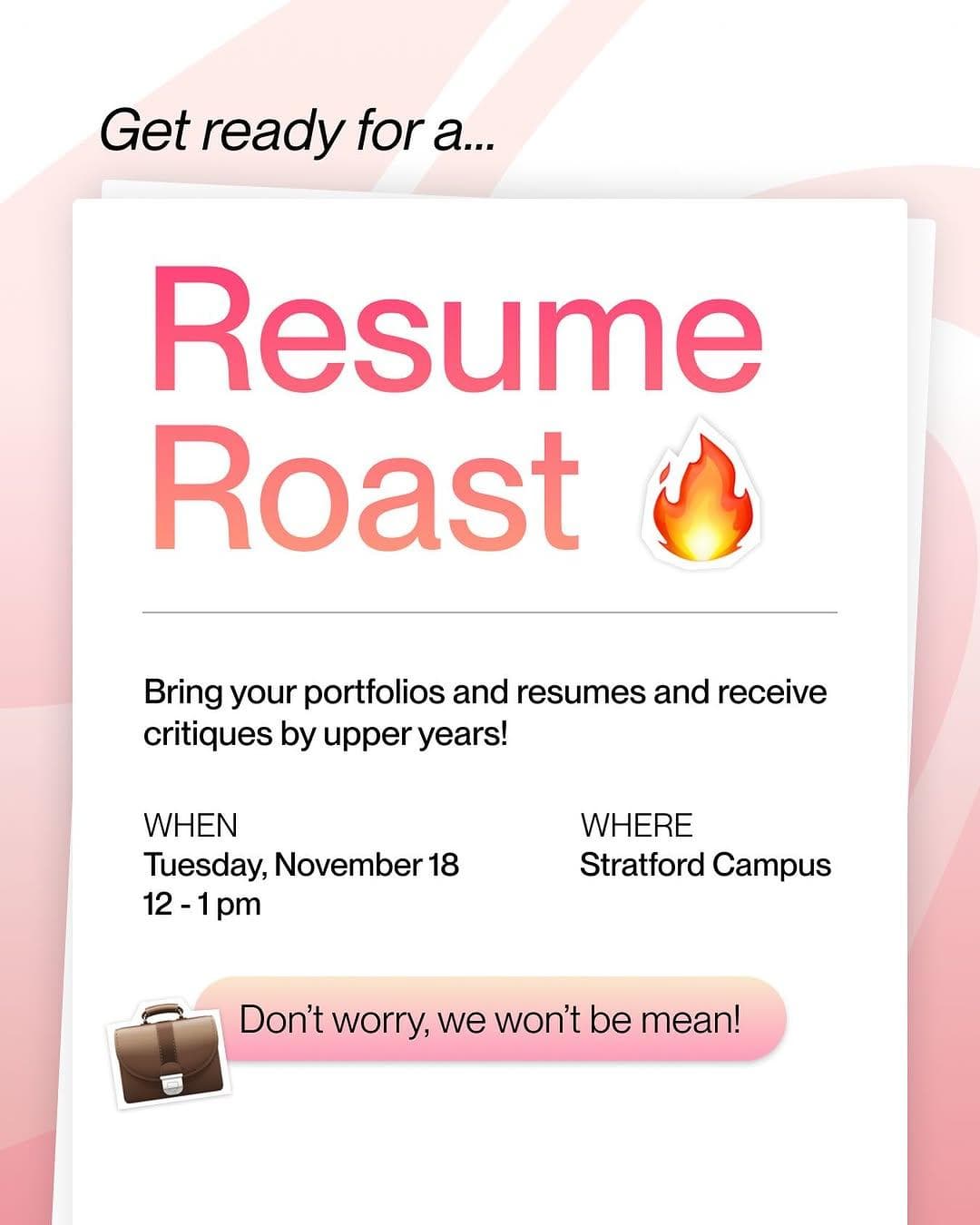 Resume Roast