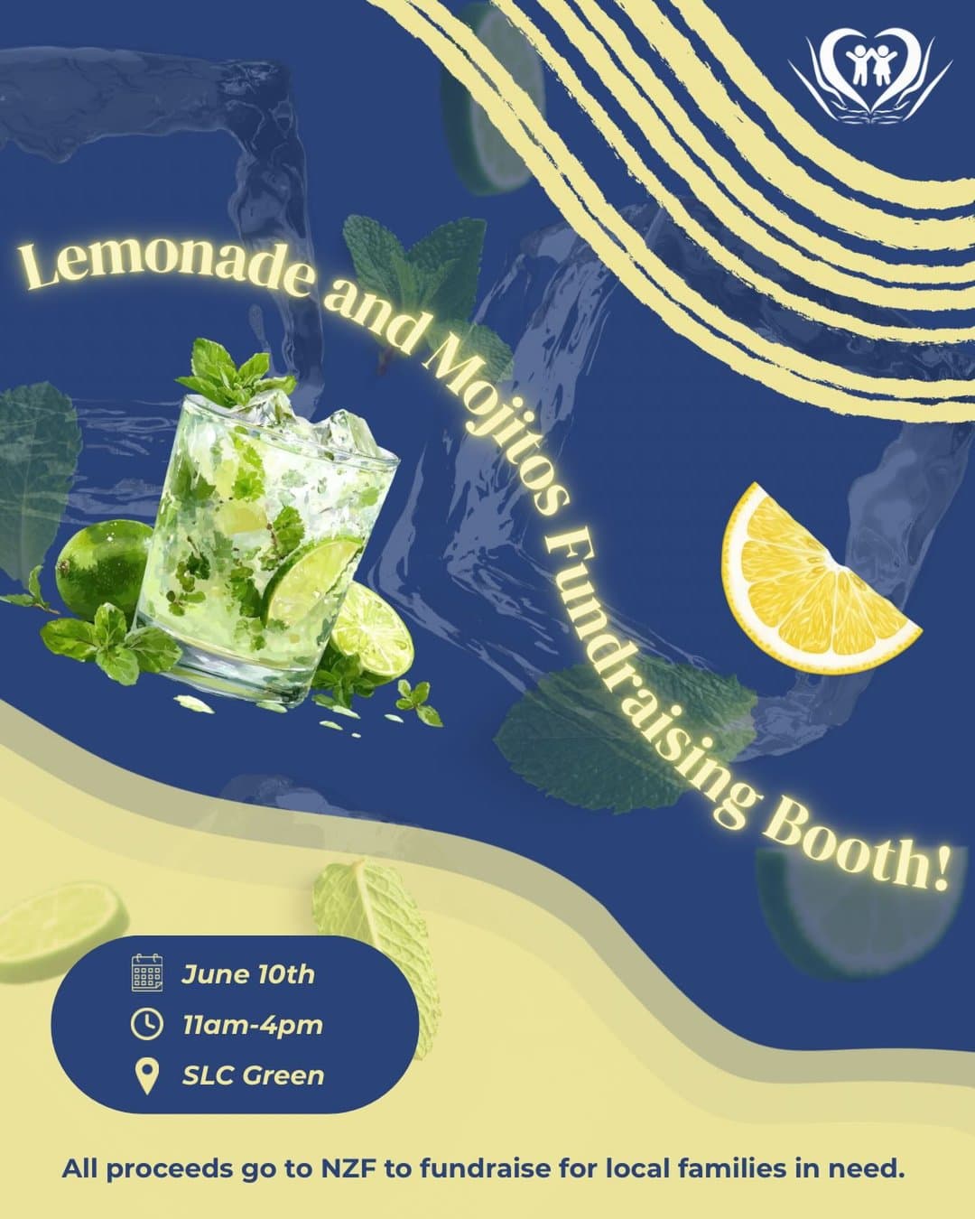 Lemonade & Mojitos Fundraising Booth