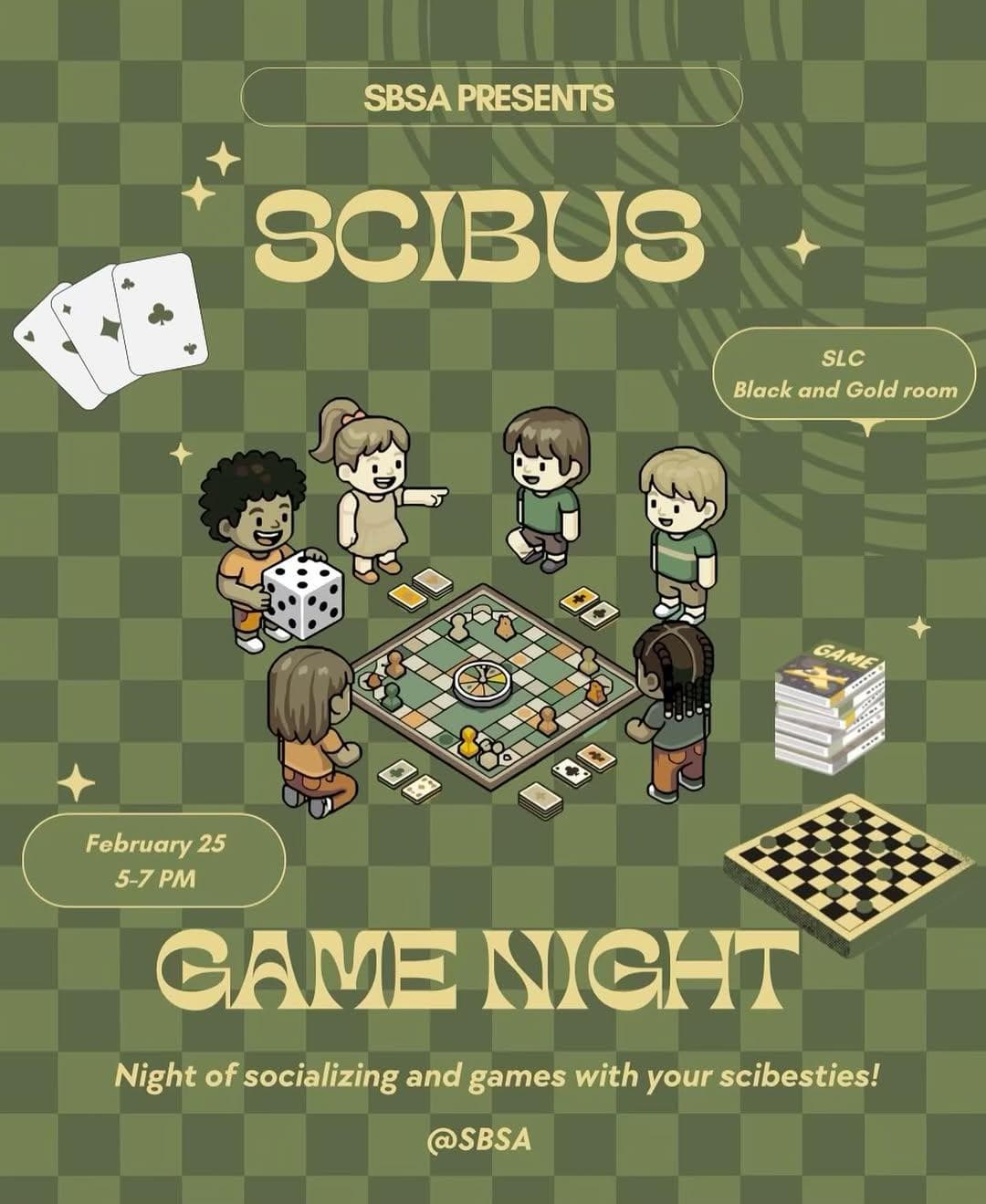 SCIBUS Game Night