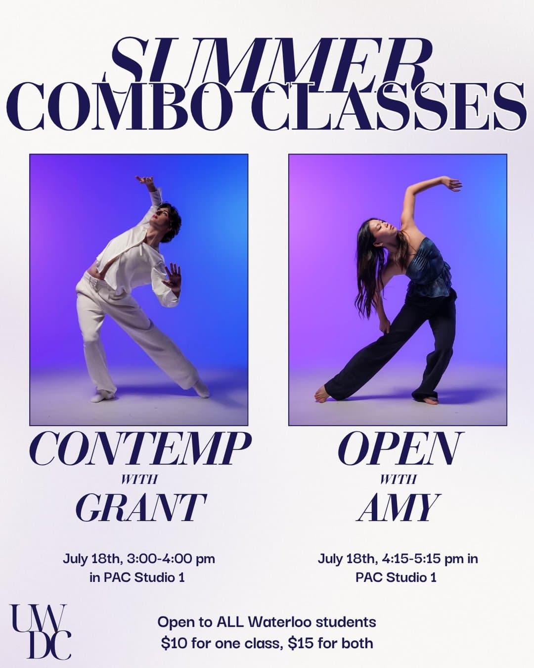 Amy's Open Combo And Grant's Contemporary Combo