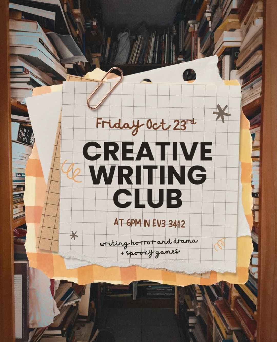 Creative Writing Club General Meeting