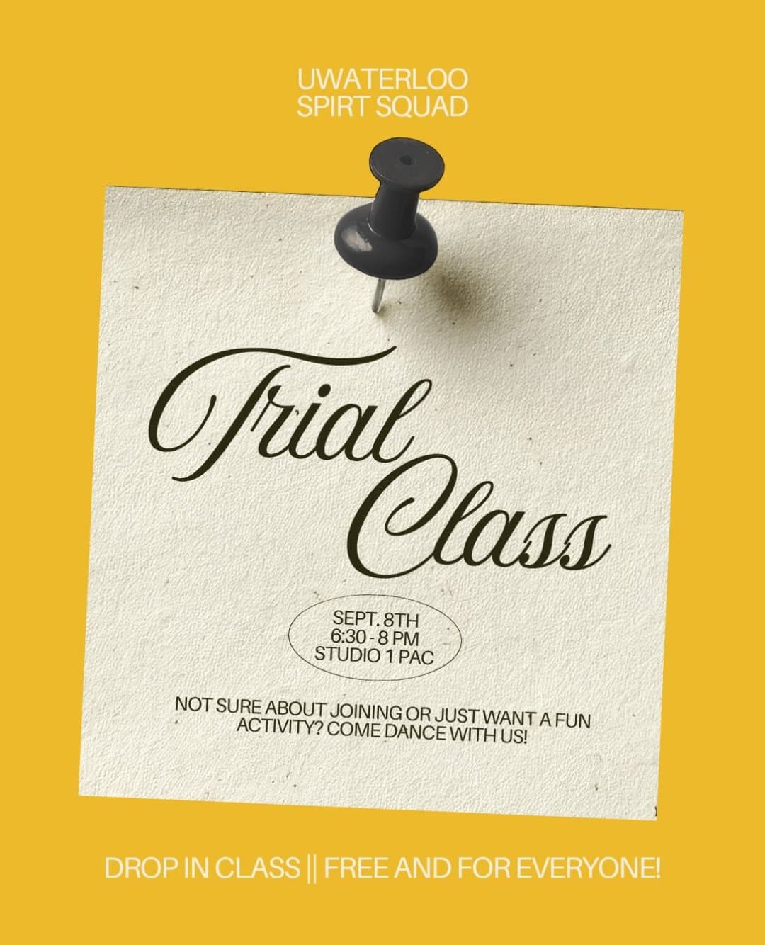 Try-It Session / Open Level Drop-In Class