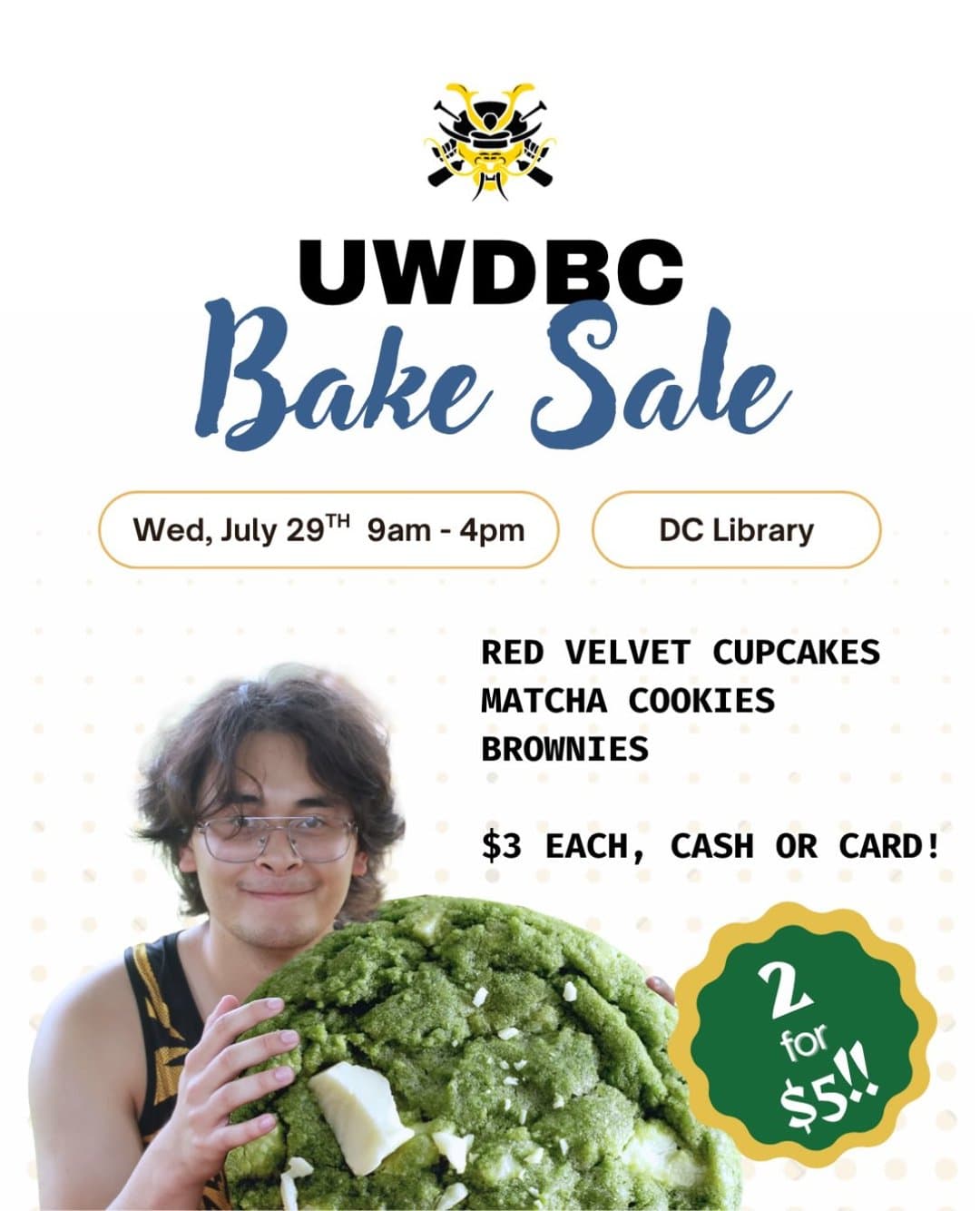 UWDBC Bake Sale