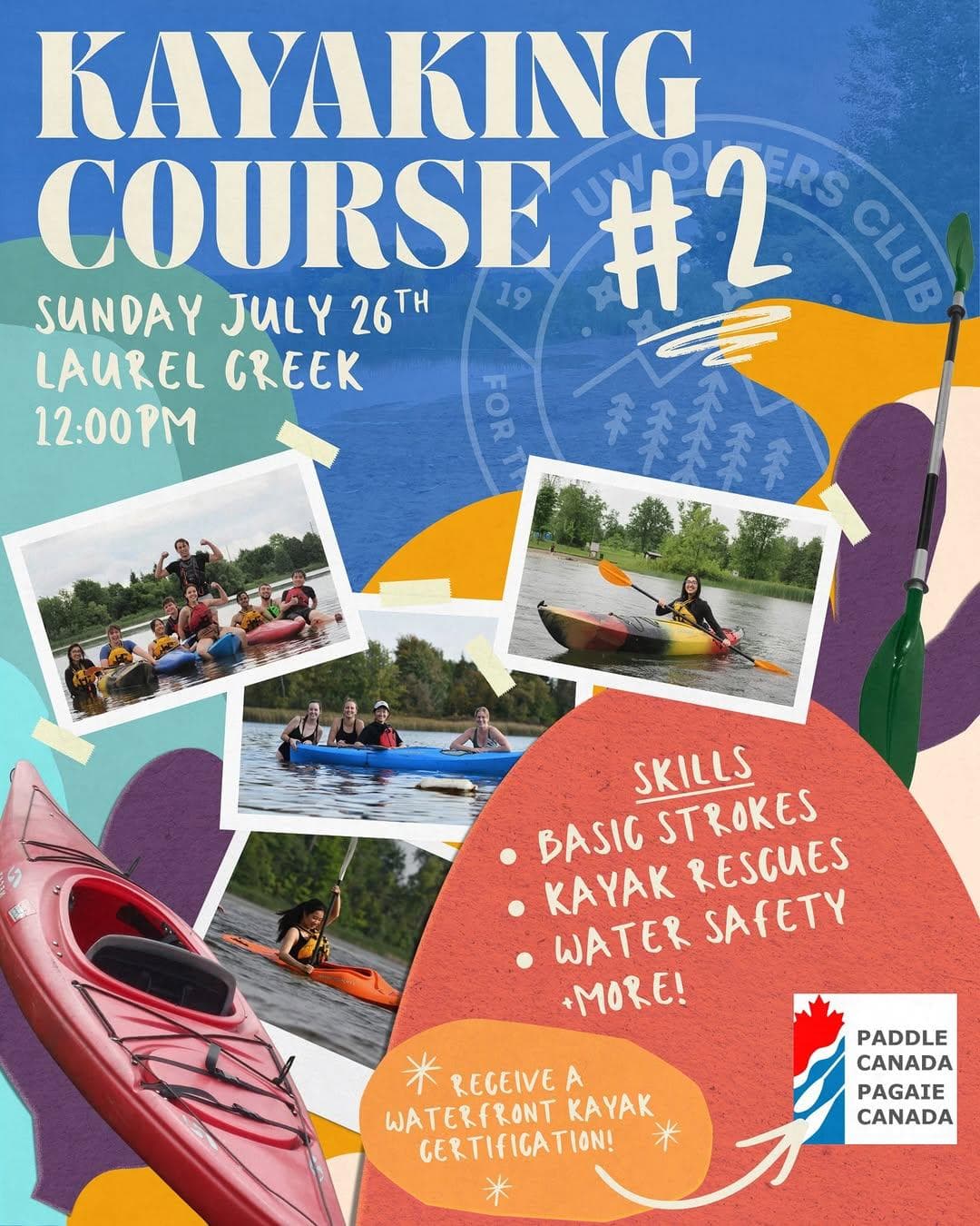 Kayaking/Canoeing Courses