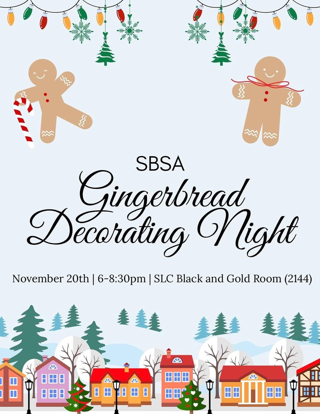 Gingerbread Decorating Night