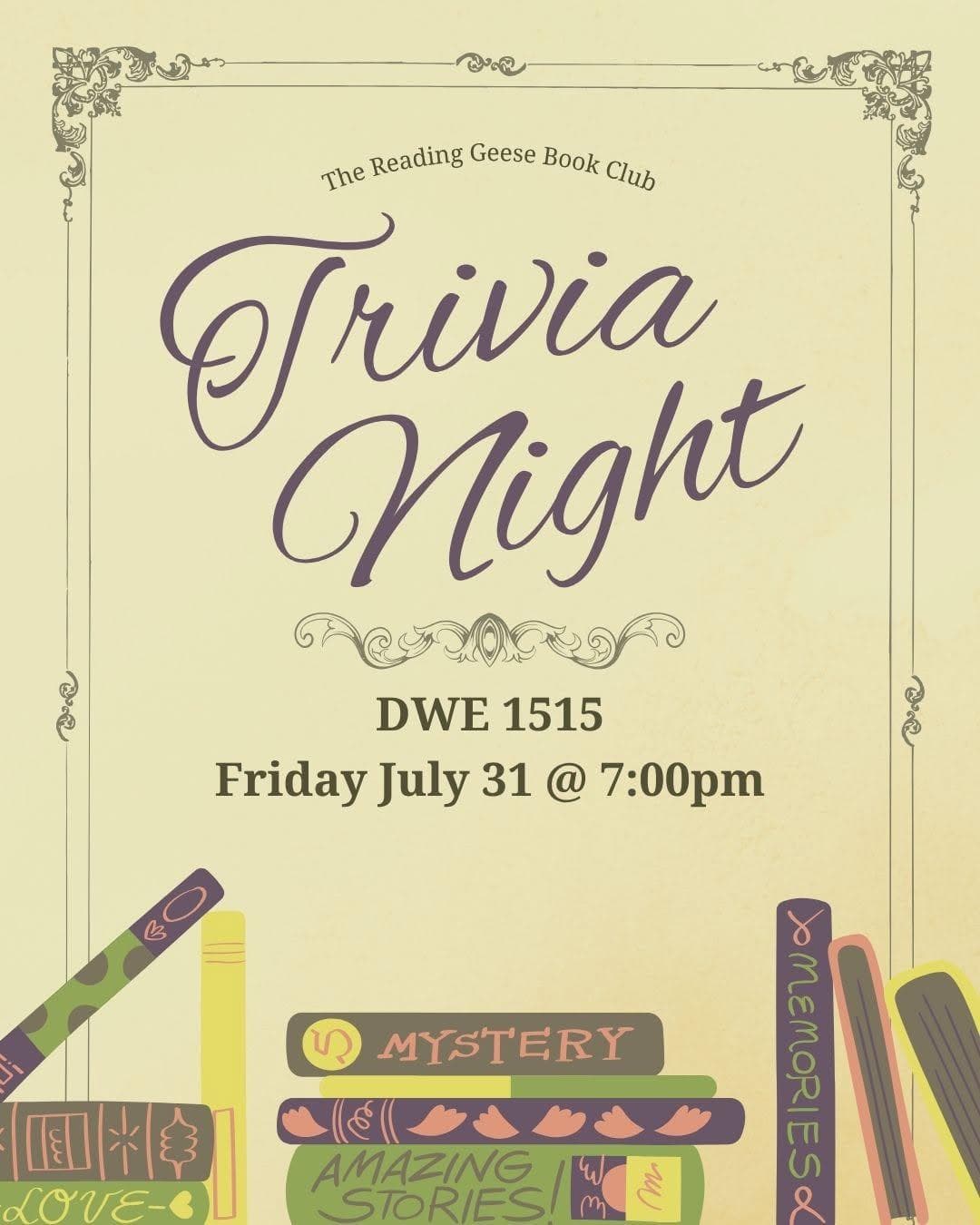 Book Club Trivia Night