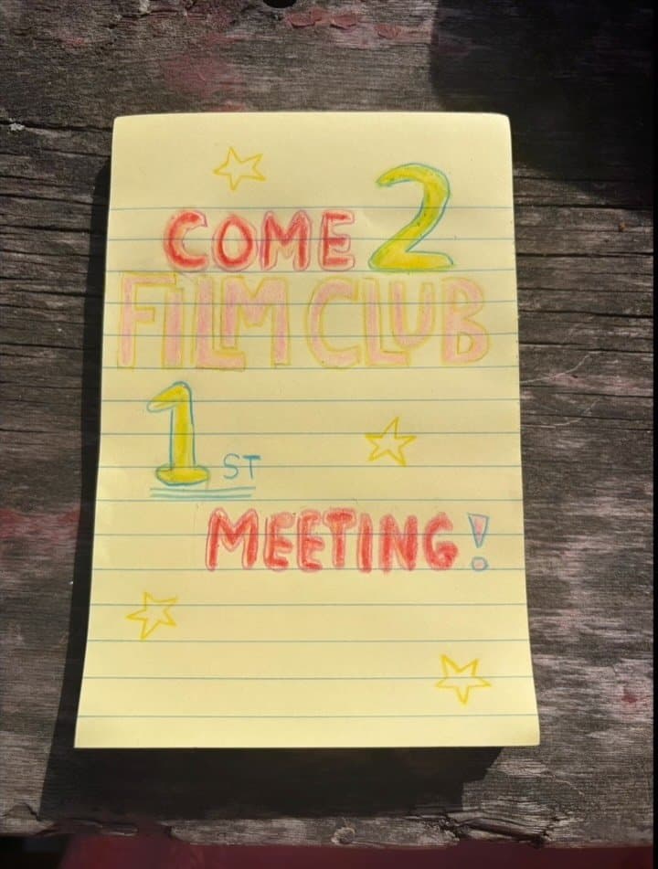 Film Club First Meeting