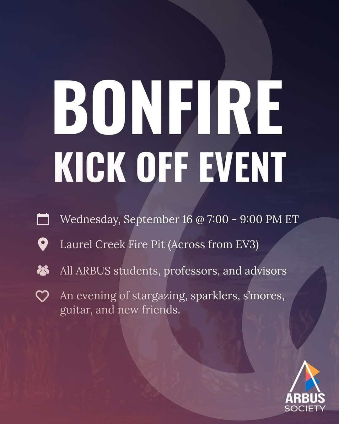 Bonfire Kick Off Event