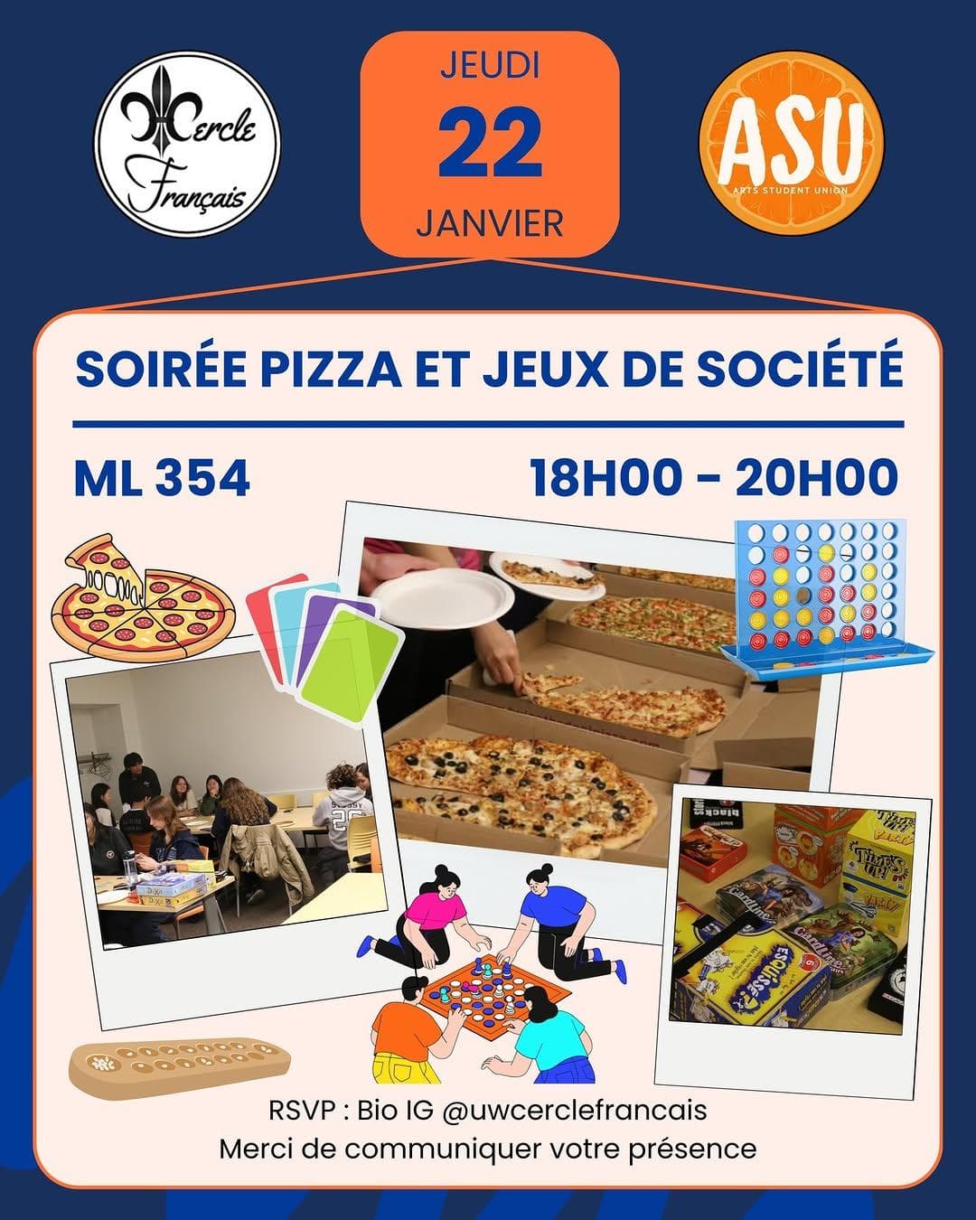 Soirée Pizza et Jeux de Société