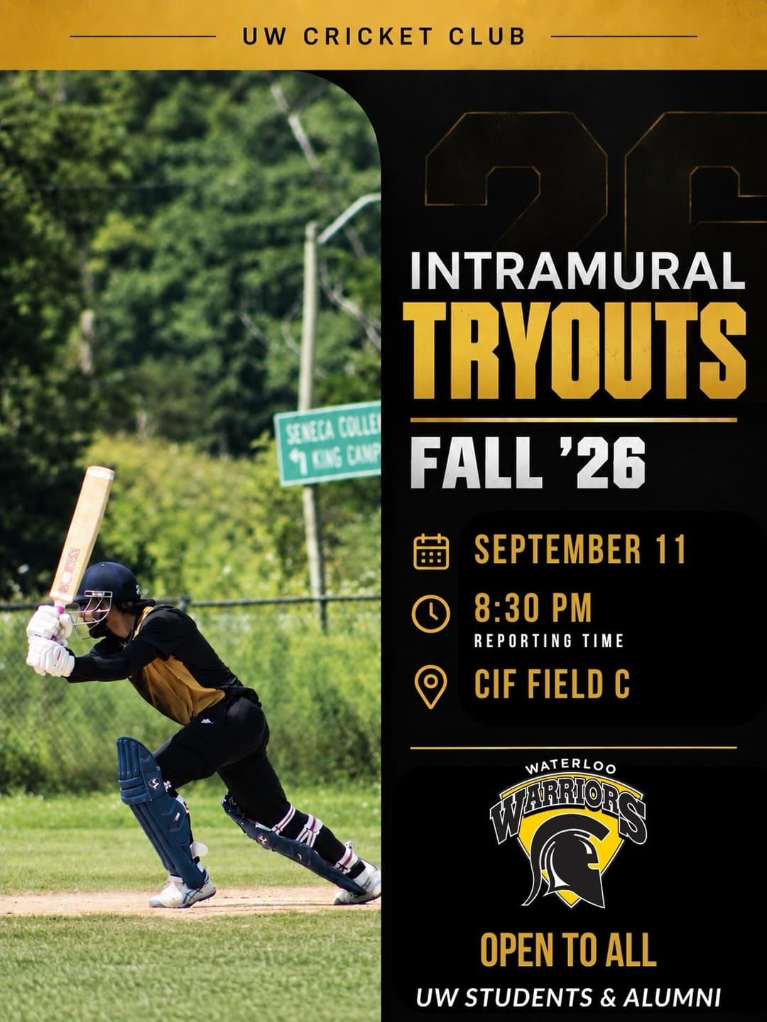 Intramural Tryouts Fall 2026