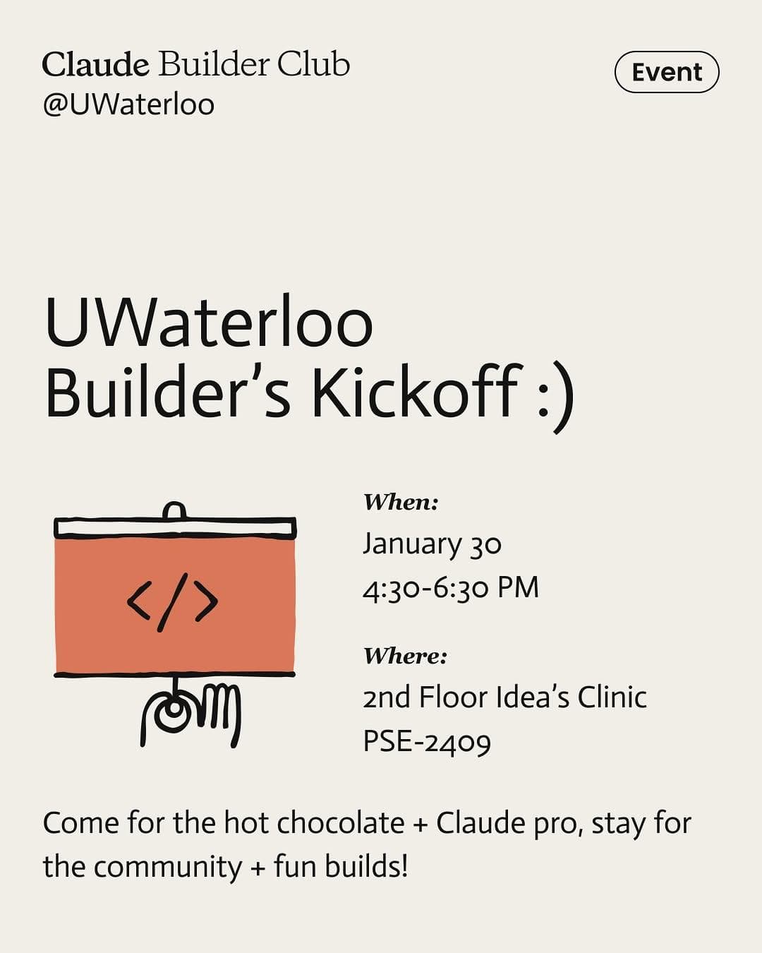UWaterloo Builder's Kickoff :)