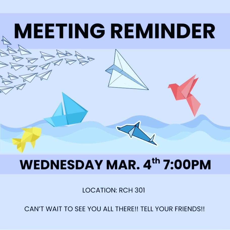 Origami Club Meeting