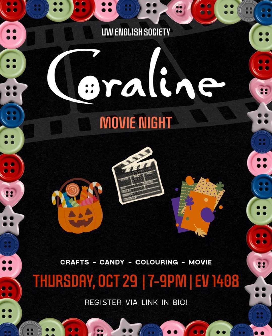 Coraline Movie Night
