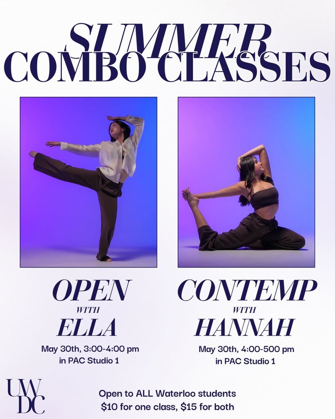 Summer Combo Classes