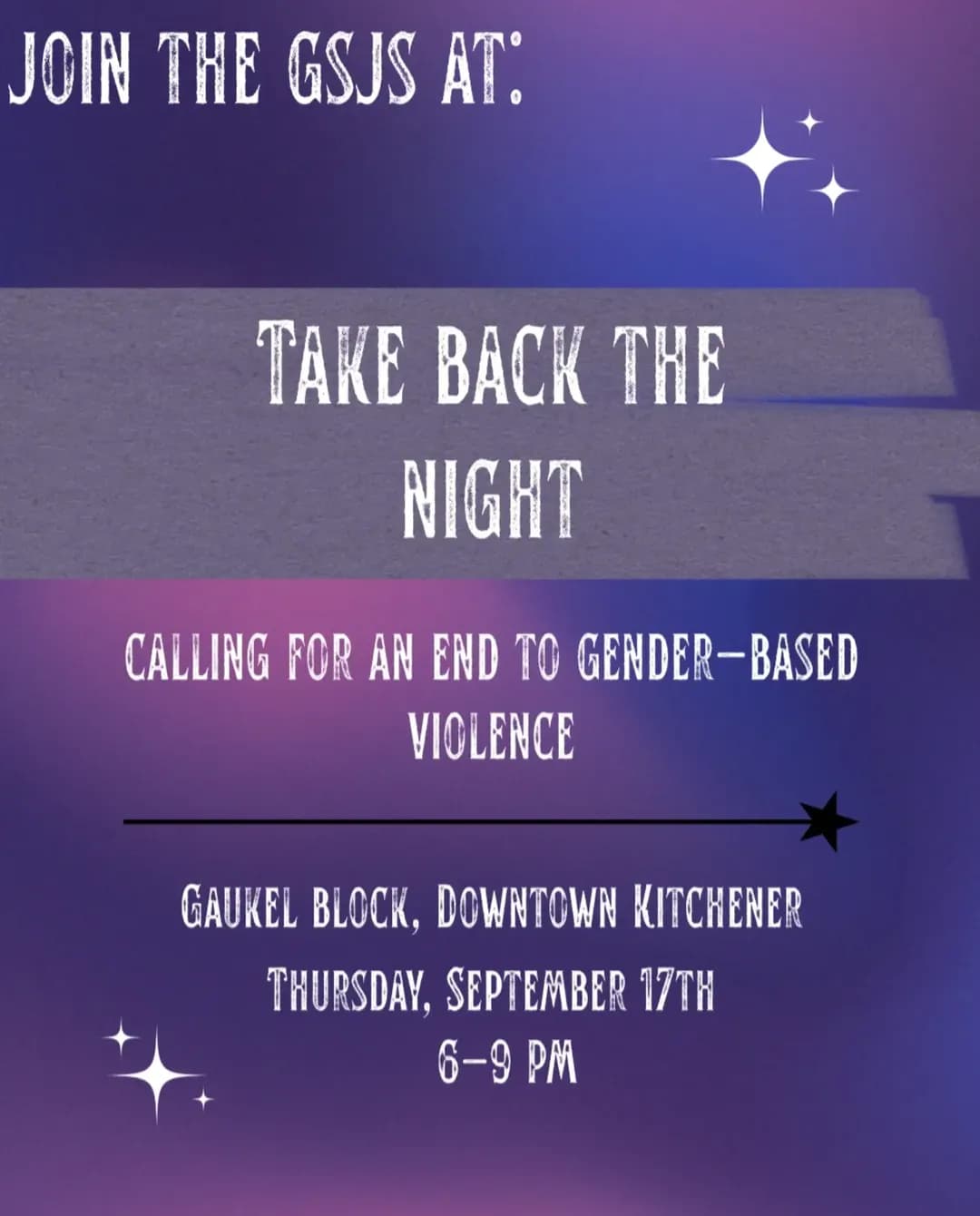 Take Back The Night