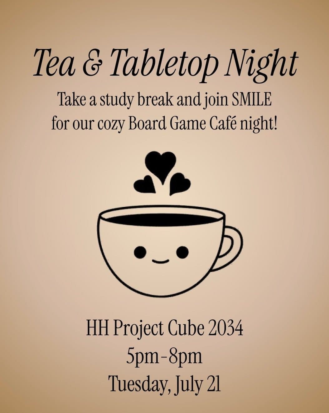 Tea & Tabletop Night